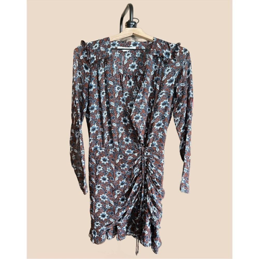 Veronica Beard Anjali Silk Floral Print
Mini Dress